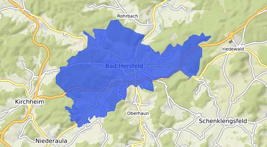 Bodenrichtwertkarte Bad Hersfeld